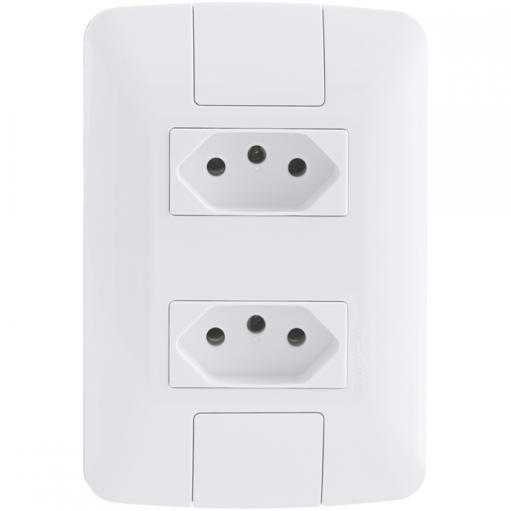 2 Tomadas 2P+T 20A Tramontina ARIA 4x2