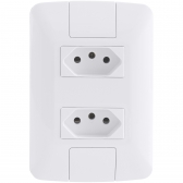 2 Tomadas 2P+T 20A Tramontina ARIA 4x2