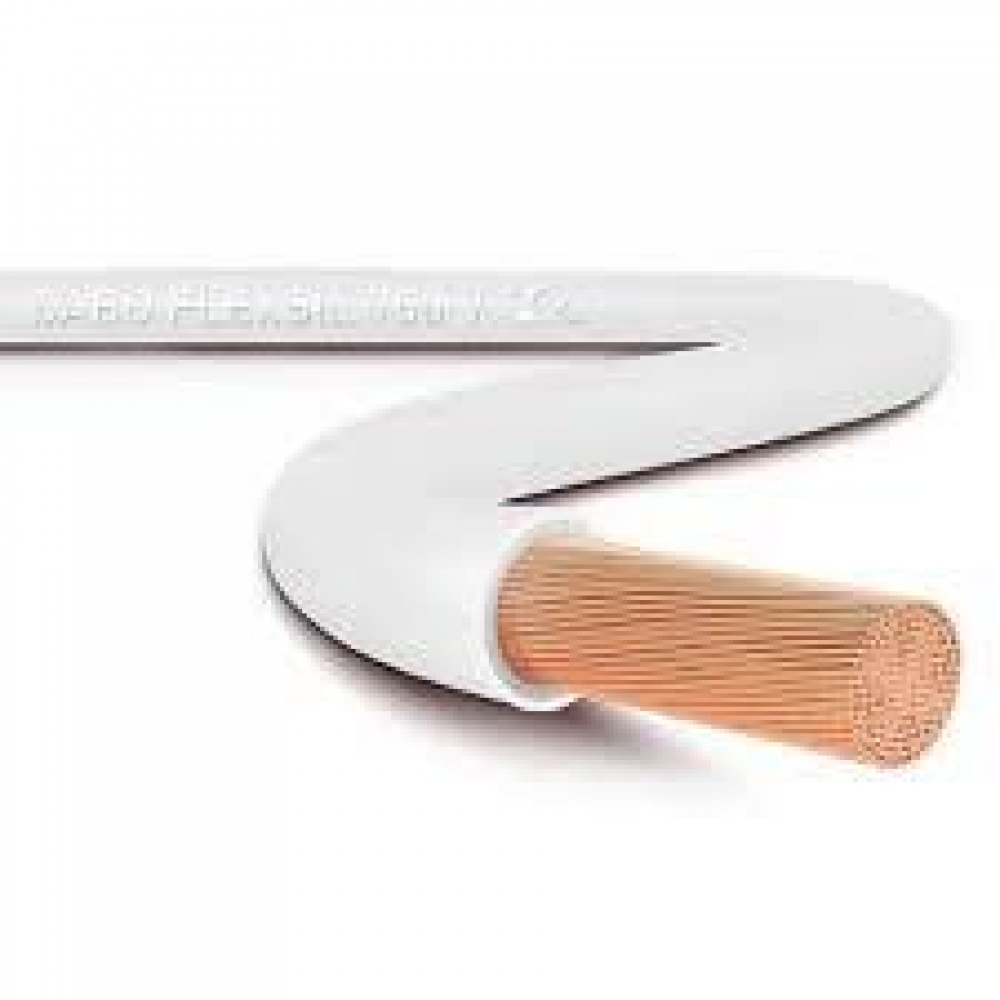 FIO CABO FLEXIVEL SIL 2,5mm (Por metro) - Branco