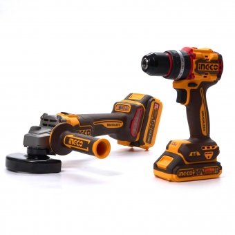 Combo Esmerilhadeira Bateria Parafusadeira 20v Brushless Ingco