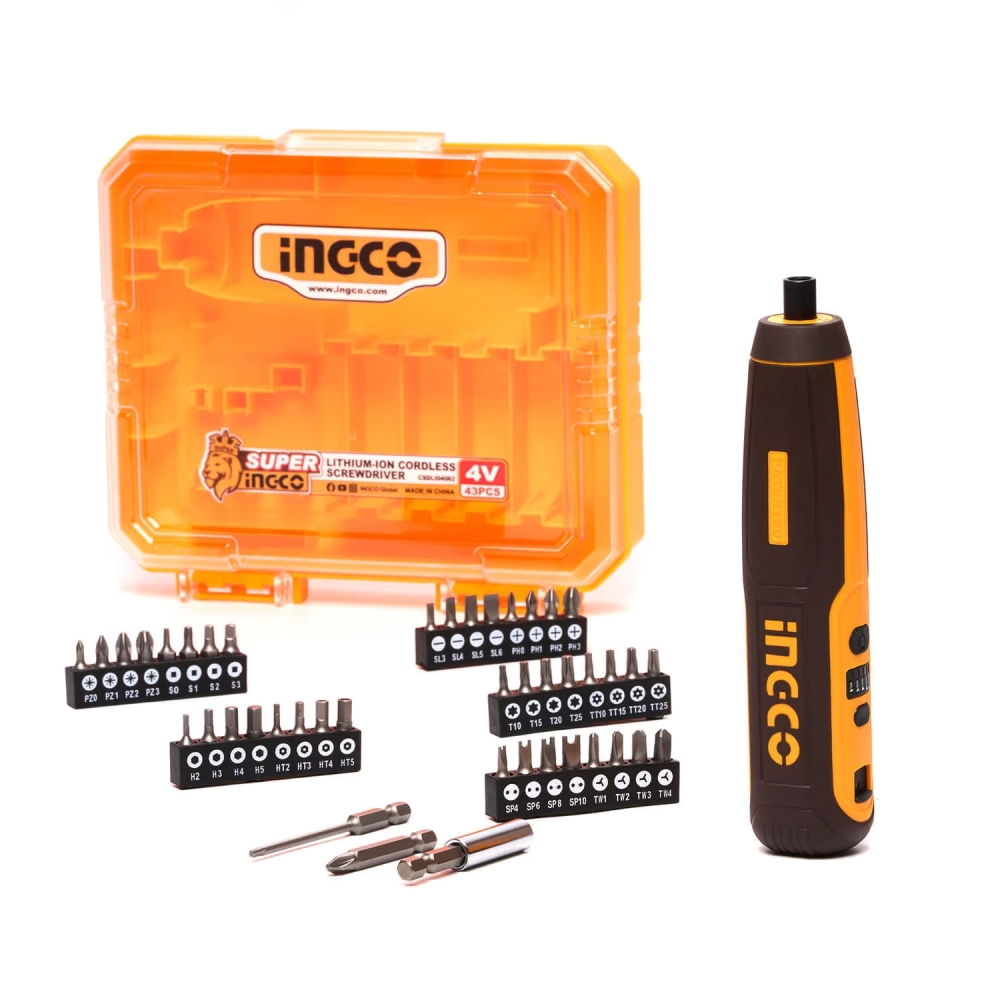 Parafusadeira INGCO 5Nm Bateria 4V Tipo-C