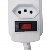 Filtro de Linha 20Amperes 3 Tomadas Force Line Branco