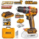 Parafusadeira 20v 66Nm P20S 1/2´ INGCO Brushless