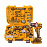 Kit 165 Ferramentas + Parafusadeira 66nm INGCO