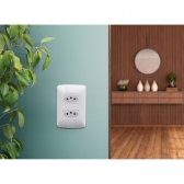 2 Tomadas 2P+T 10A Tramontina ARIA 4x2