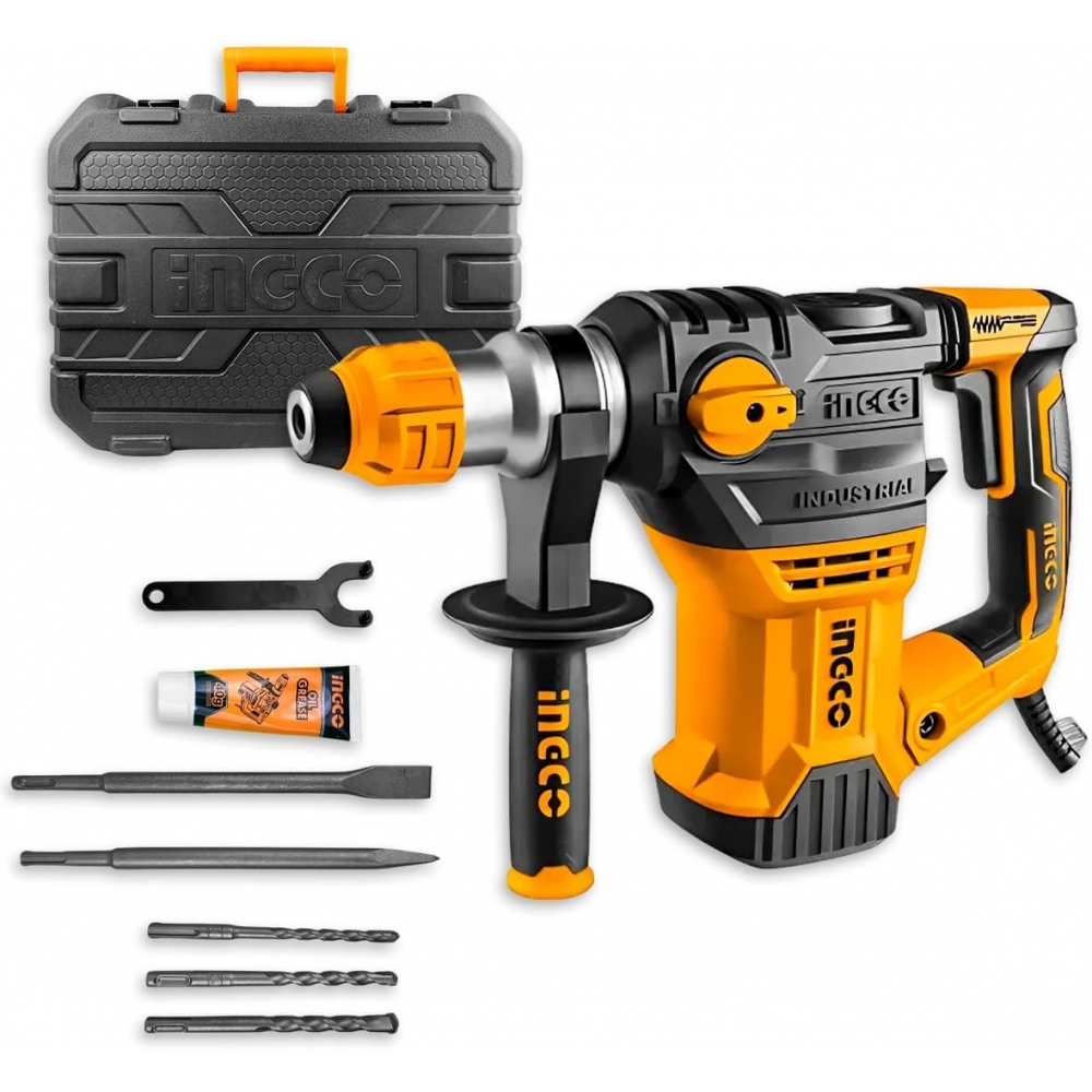 Martelete Perfurador e Rompedor 5kg 1500w Industrial INGCO